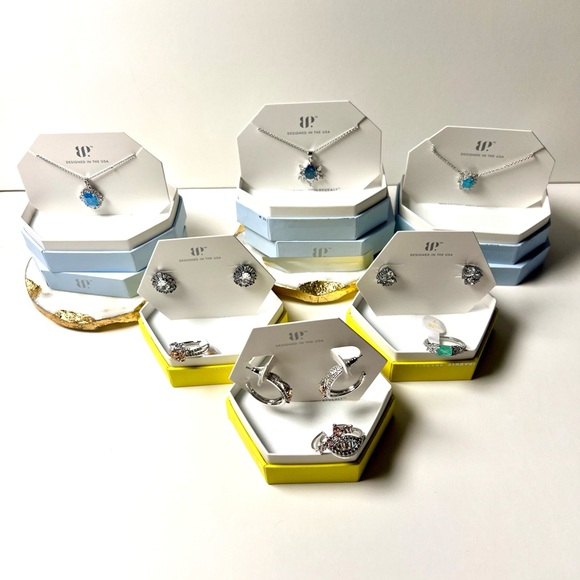 Bomb Party OG LOT- 3 Earrings,Necklaces And 3 Size 7 Rings - Picture 11 of 11